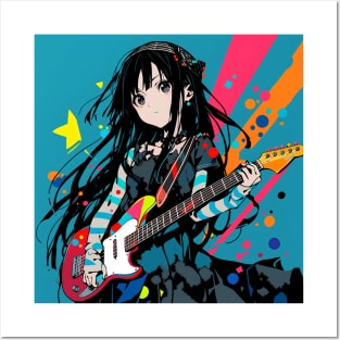 mio and guitar Posters and Art